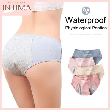 Women's Middle Waist Anti-Bacterial Physiological Pants Leak-Proof