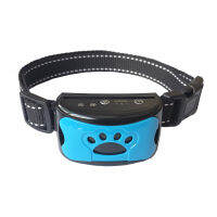 For No Shock Smart Multifunctional 7 Level Anti Bark Collar Press Button Adjustable Sound Vition With Indicate Light Dog