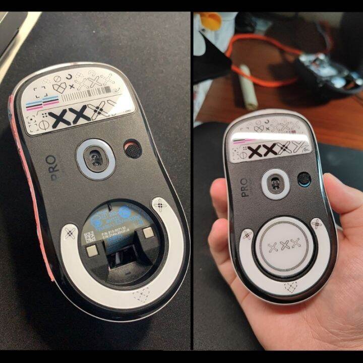 ♦ 1Set Glass Mouse Feet Pedal for Logitech G Pro Wireless GPRO X