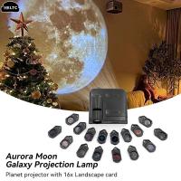 Aurora Moon Galaxy Projection Lamp Creative Background Atmosphere Night Light Earth Projector Photography Lamp Gift For Lovers Night Lights