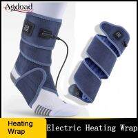 ▼ USB Heating Pad Wrap for Arm Foot Wrist Knee Support Brace Electric Warmer Hot Compression Arthritis Pain Relief Wristband Belt