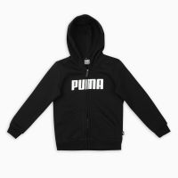 PUMA KIDS - เสื้อฮู้ดเด็กเล็ก Essentials Full-Zip Kid สีดำ - APP - 84762101