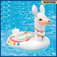 WDFINE นั่งบนเตียงสระว่ายน้ำลอยห่วงยางเรือในทะเลสาบสำหรับฤดูร้อนท่องชายหาด