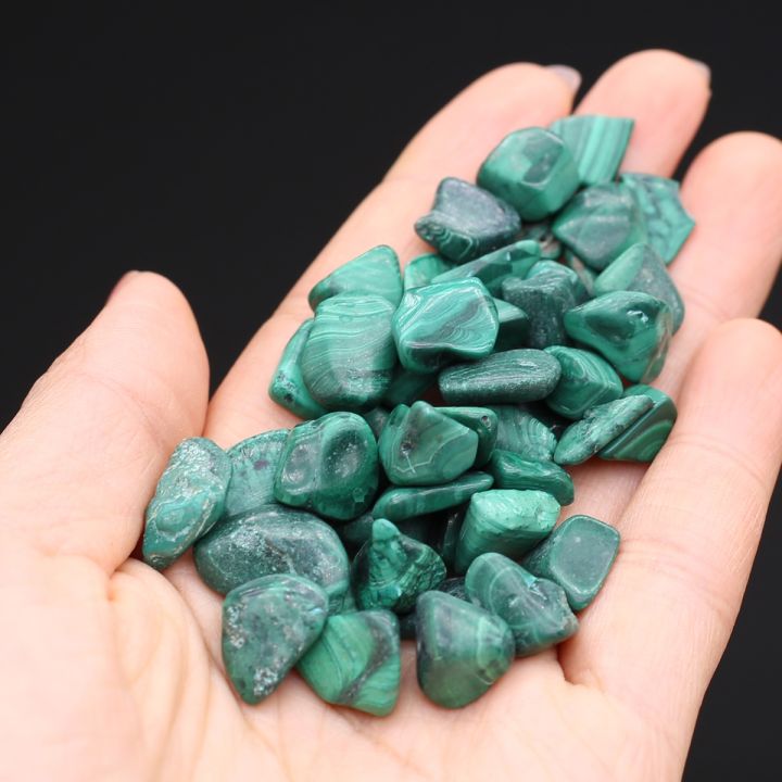 cw-100g-gravel-decoration-irregular-malachite-beads-pot-ornament-accessory