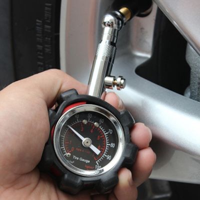 ✠ High Accuracy Tire Pressure Gauge Black 100 psi For Accurate Car Air Pressure Tyre Gauge For Car Truck and Motorcycle