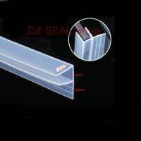 F shape bath shower door window glass silicone rubber seal strip soft weatherstrip for 8mm glass Decorative Door Stops