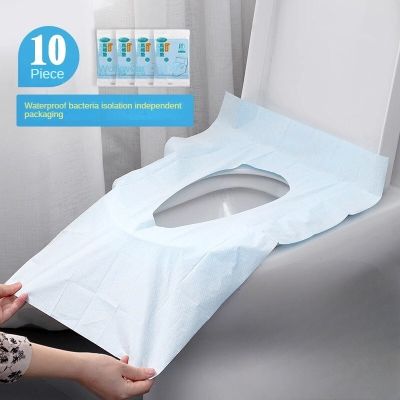 【LZ】 Disposable Toilet Seat Cover Fully Covered Waterproof and Sterilized for Travel Women Toilet Seat Cover Cushion Paper