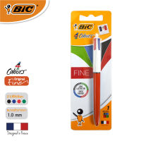 BIC บิ๊ก ปากกา 4 Colours Original Fine ปากกา 4สี ปากกาลูกลื่น น้ำหมึก4in1 in Blister หัวปากกา 0.7 mm. จำนวน 1 ด้าม