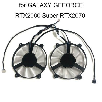 แฟนการ์ดกราฟิก Gpu คอมพิวเตอร์สำหรับ Galaxy Geforce Rtx2060 Super Rtx 2070 2ชิ้น Fy09015m12lpa 12V อะไหล่0.45a คูลเลอร์