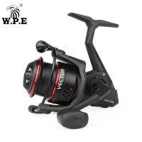 W.P.E VECTOR Spinning Fishing Reel 3000 4000 High Speed Gear Ratio 5.1:1 7 1 BBs Feeder Fishing Wheel Fishing Tackle Pesca