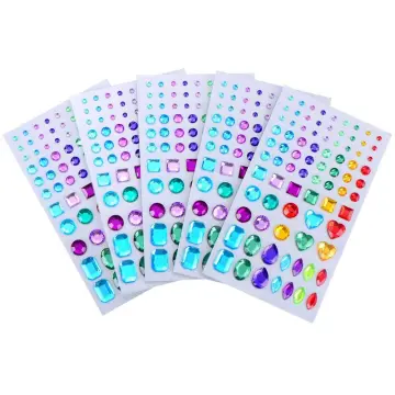 Self Adhesive Rhinestone Gem Stickers for Face Nail Body Makeup Festival,  Bling Jewels Stickers for Kids DIY Craft Card Decorations - China  Rhinestone Gem Stickers and Bling Jewels Stickers price