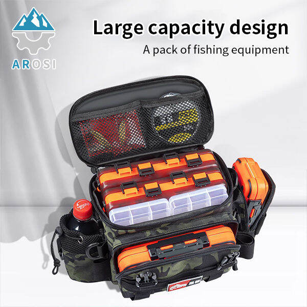 Fishing Tackle Bag Fishing Sling Pack Portable Fly Fishing Bag Tackle