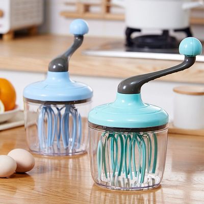 ❏♞ Egg Beater Whisk Hand Stirring Cream Butter Mixer Kitchen Gadgets Cream Whipped Manual Household Small Semi-automatic Tools