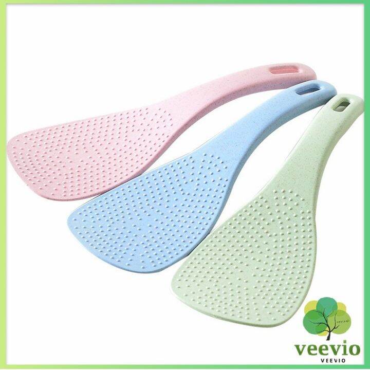 veevio-ขายร้อนข้าวสาลีช้อนข้าวไม่ติดวัสดุข้าวสาลีเป็นมิตรกับสิ่งแวดล้อมเครื่องครัวข้าวสาลีช้อนข้าวกระทะไม่ติดช้อนข้าวเพื่อสุขภาพ