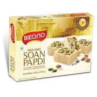 BIKANO SOAN PAPDI DESI GHEE - 250G ---- ขนมสายไหมอินเดีย 250 กรัม