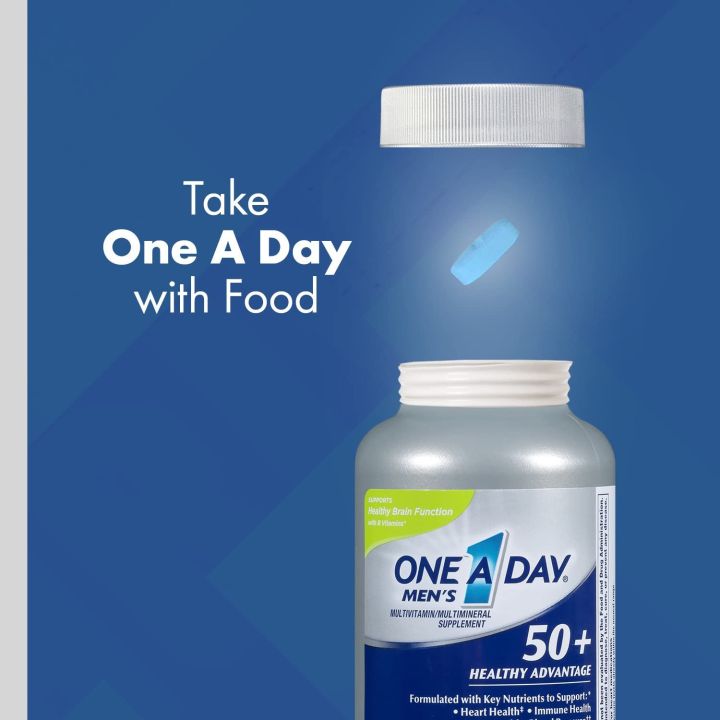 mens-50-healthy-advantage-100-tablets-one-a-day-วิตามินและแร่ธาตุรวม-สำหรับผู้ชายวัย-50-ขึ้นไป