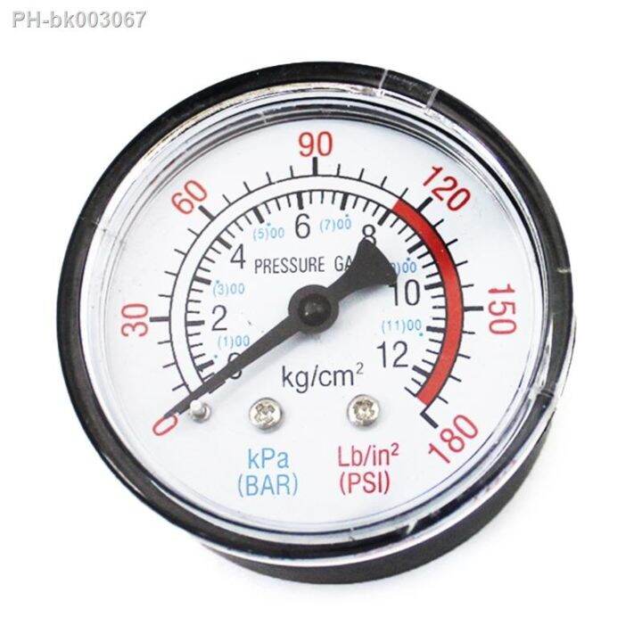 Air Compressor Gauge All Purpose Pressure Gauge Iron/Plastic for CASE ...