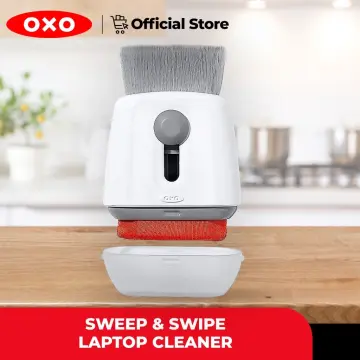 OXO Good Grips Sweep & Swipe Laptop Cleaner, White, One Size
