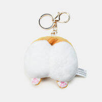 1ชิ้น Kawai พวงกุญแจตุ๊กตาตลก Corgi แมวก้นตุ๊กตาสัตว์ที่เต็มไปด้วยตะเข็บของเล่นนุ่มกระเป๋าตกแต่งปากกา. ของเล่นรัดเอว