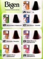 บีเง็น ผงย้อมสีผม ขนาด 1 โหล (กล่องละ 6 กรัม x 12 กล่อง)/Bigen PERMANENT POWDER HAIR COLOR Net 1 dozen.