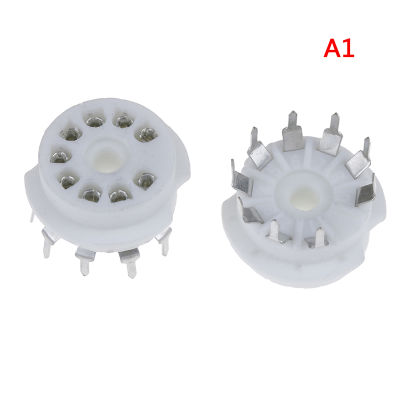 [Csndices] City hero 1Pc gold plated 9pin pcb ceramic tube socket valve base for 12AX7 12AU7 ECC83