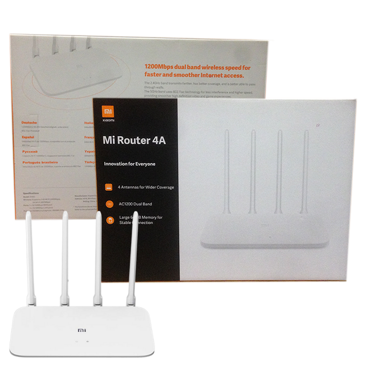 Xiaomi Mi Router 4A AC1200 Dual Band , 4 Antennas for Wider Coverage