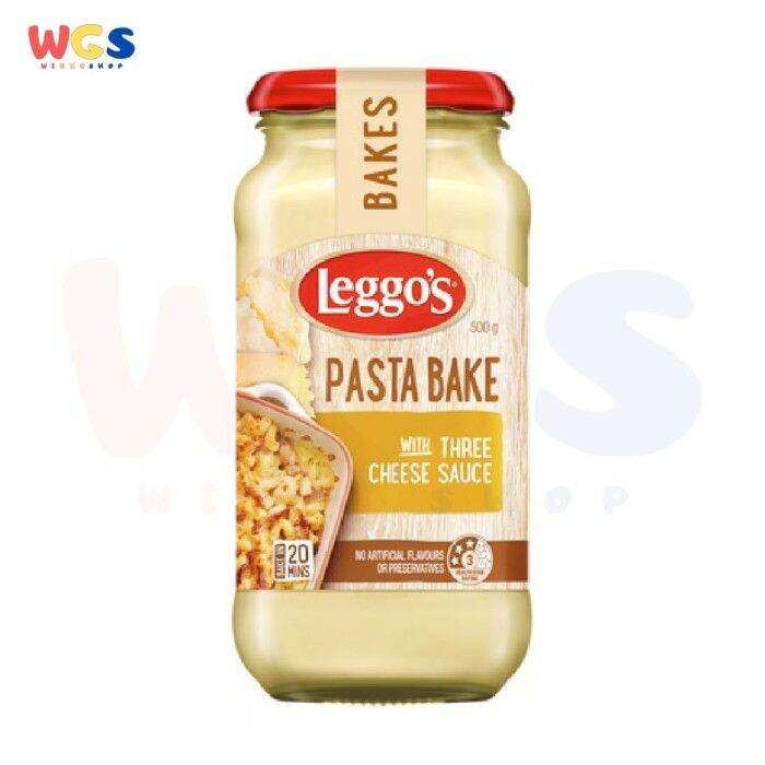Leggo's Pasta Bake With Three Cheese Blend Creamy & Cheesy Sauce 500g