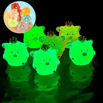 6Pcs/Set Mini Resin Luminous Pigs - Perfect for DIY Christmas