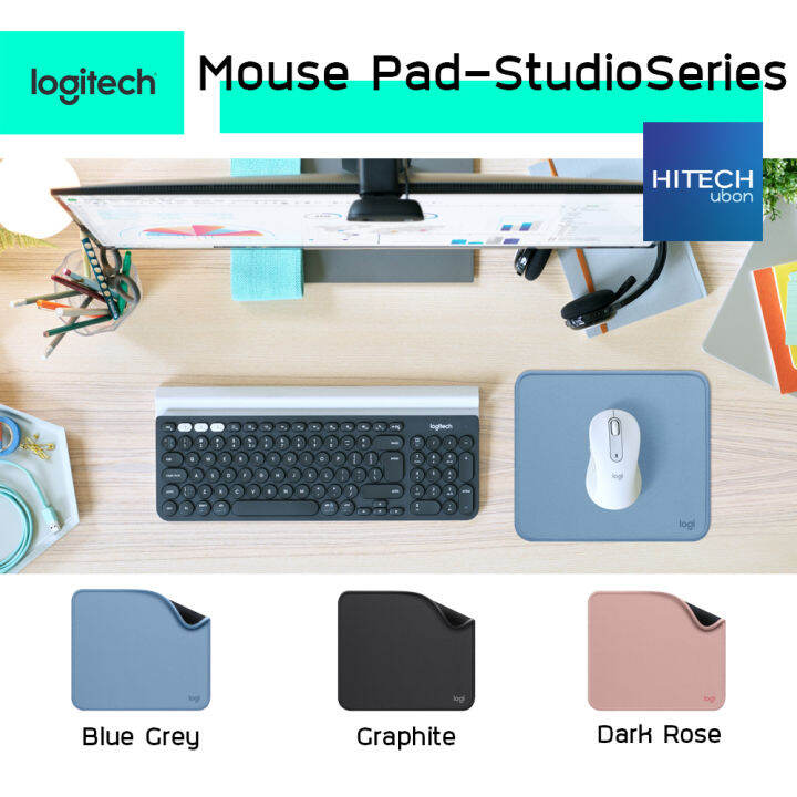 ประกัน-1-ปี-logitech-mouse-pad-studio-series-mouse-pad-แผ่นรองเมาส์-แผ่นรองเมาส์-ขนาด-23-cm-x20-cm-kit-it