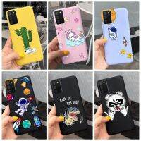 [On1ine 3C Digital} Samsung กาแลคซี่ A03S น่ารักนักบินอวกาศกระบองเพชรเคส TPU ลายการ์ตูน SamsungA03S A037G SM-A037F 03S สีลูกอมเคสโทรศัพท์ซิลิโคนอ่อนนุ่ม