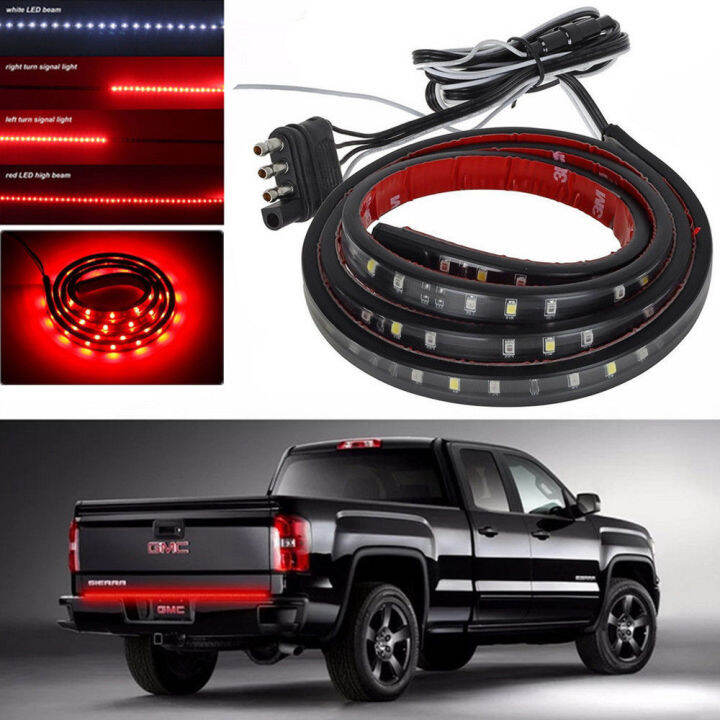 Truck Tailgate 12V 60inch Bar Single Row Turning Signals Strobe Lights