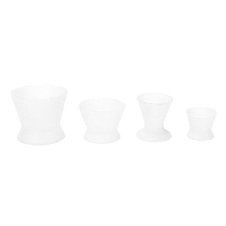 4pcs Professional Dental Laboratory Mixing Cup Silicone Dental