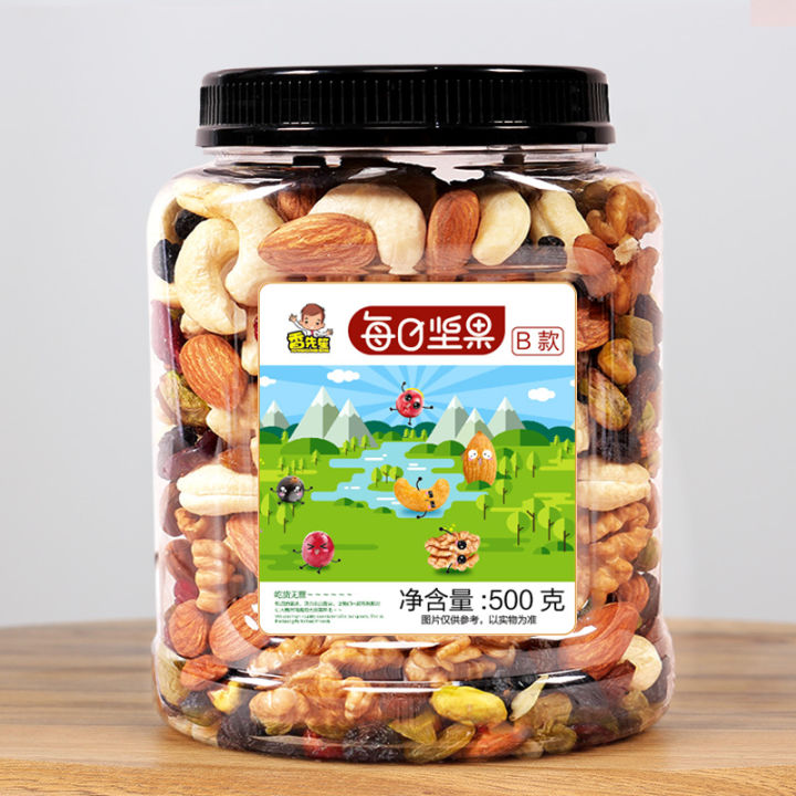 new-daily-nut-dried-fruit-mixed-nut-kernel-500g-canned-nut-snacks