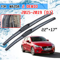 For Mazda 2 Mazda2 Demio DJ 2015 2016 2017 2018 2019 Accessories Car Front Windscreen Wiper Blades Brushes Cutter U Type J Hook