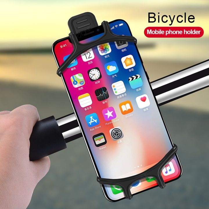 worth-buy-ที่ยึดจักรยานซิลิโคนที่จับโทรศัพท์มือถือจักรยานรถจักรยานยนต์ที่จับสำหรับ-iphone-โทรศัพท์อุปกรณ์-gps