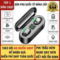 Tai Nghe Bluetooth AMOI F9 Phiên Bản Pro Quốc Tế Nút CẢM ỨNG Kén Sạc 2000 thumbnail