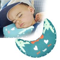 SENLINE Cartoon For Infant Flower Dots Moon Shape Star Newborns Carseat Pillow Baby Shoulder Support Cushion Car Seat Headrest Pad Stroller Cushion