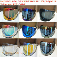 จาก SHOEI X-14 RF1200 Z7 Z-7 CWR-1 nxr X14 X-Spirit 3 xspire III X-fourteen ryd หมวกกันน็อค Visor กระจก Iridium เลนส์