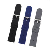 ⌚ Watch strap accessories สายนาฬิกา 22mm Water Ghost สายยางซิลิโคนคุณภาพสูง Samsung Smart Watch 20mm สีดำ