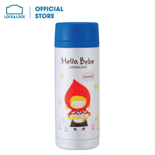 Bình giữ nhiệt Hello Bebe hình bông tuyết 250ml nhãn hiệu Lock&Lock dành cho bé.