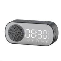 Wireless Bluetooth Speaker Clock Radio Dual Alarm Support TF Card Soundbar Digital Alarm for Home Office