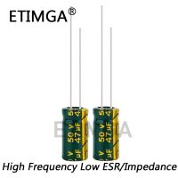 20pcs/lot high frequency low impedance 50v 47UF aluminum electrolytic capacitor size 6*12 47UF 20% WATTY Electronics