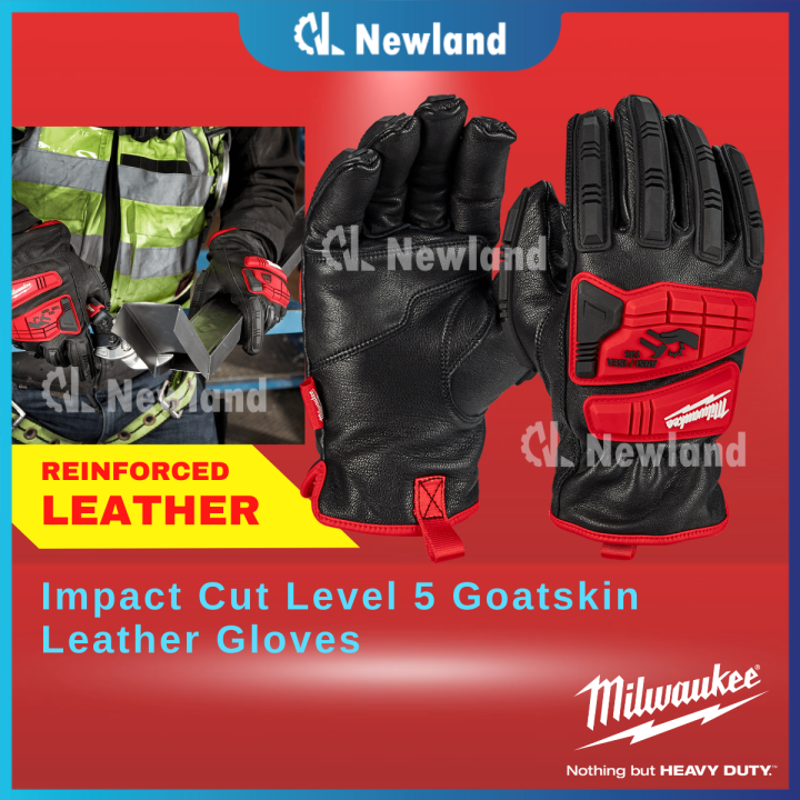Milwaukee Goatskin Leather Gloves 