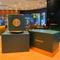 Starbuck Cup 2022สีเขียวเข้มลายเทพธิดาป้ายแก้วเซรามิคถ้วยกาแฟถ้วยน้ำของขวัญ Box