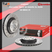 Brembo จานเบรคหลัง UV coated Mercedes-Benz 55 63AMG SL R230 09 B842 41