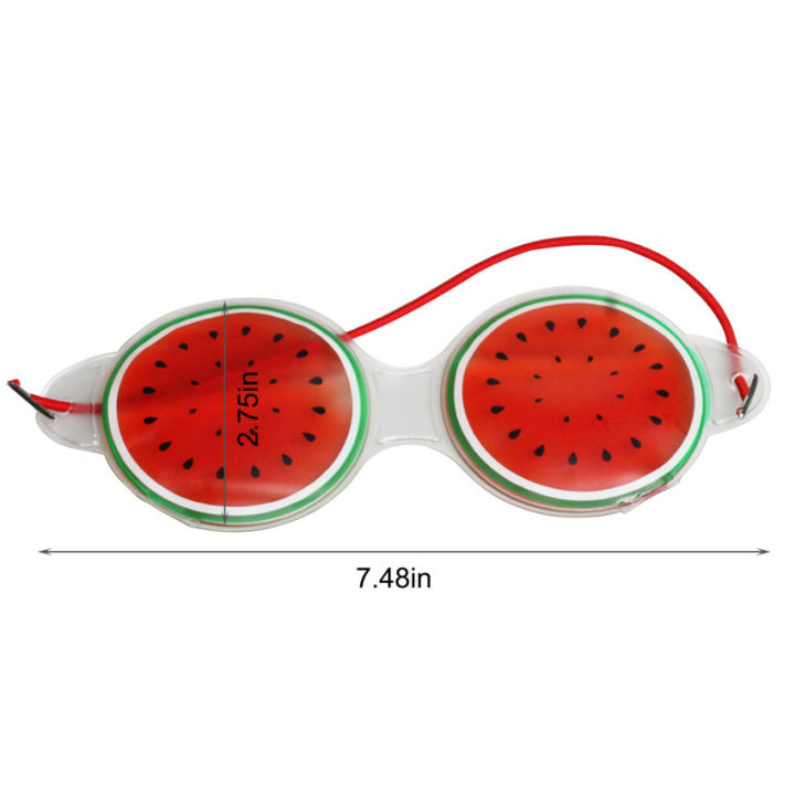 ผ้าปิดตาที่กดน้ำแข็งผลไม้กำจัดบรรเทาความเมื่อยล้าใต้ตารอยคล้ำใต้ต้านริ้วรอยชะลอวัยบวมลบเลือนริ้วรอยถุงใต้ตาเครื่องมือความงามผ้าปิดตา-charming-แปลกใหม่น่ารัก
