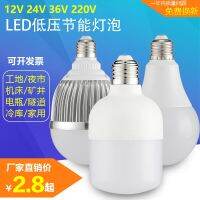 High-end 36v24v 12V low voltage led bulb e27 screw port super bright AC-DC ball bulb machine tool cold storage site battery lamp