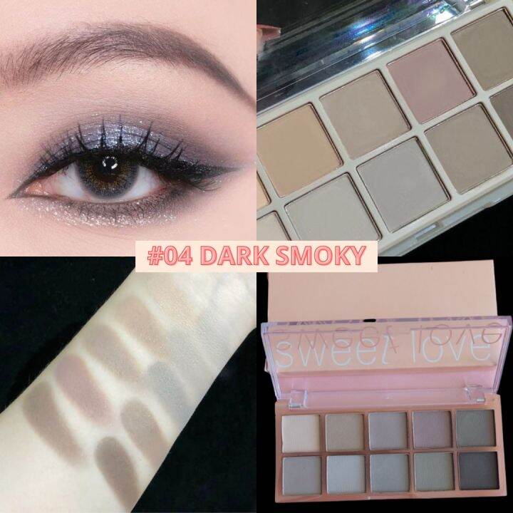 EYESHADOW PALETTE SWEET LOVE 10 WARNA KOREAN NEW STYLE EYESHADOW BLINK