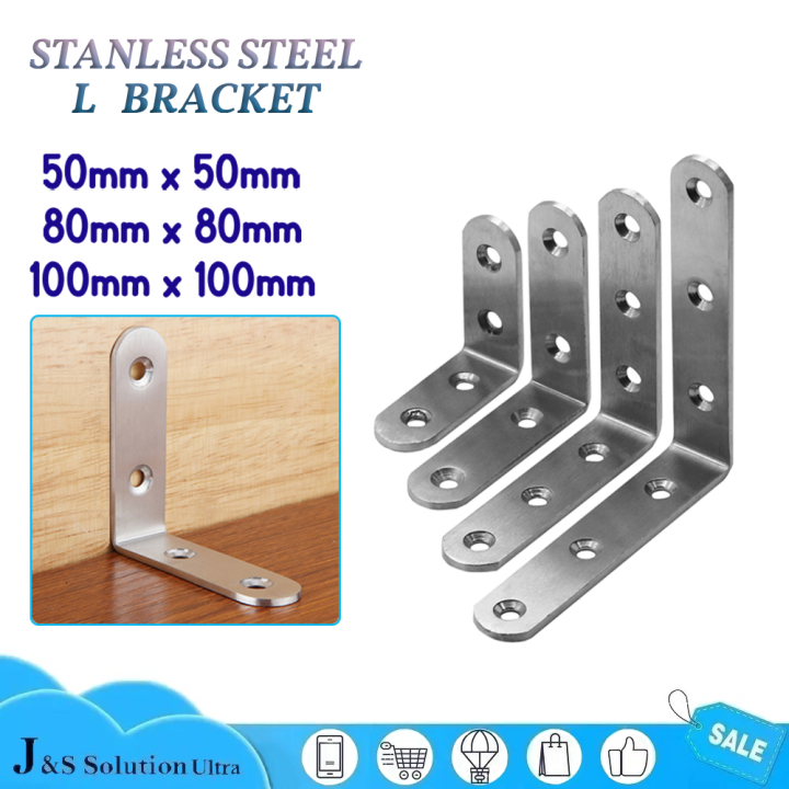 STANLESS STEEL L Bracket Angle Bracket | L Shape Bracket | Sesiku L ...