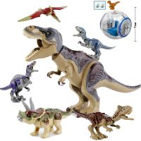 ป่าร้อน LIN431 - ❍ Big Sale!!! Jurassic Park Dinosaurs Indoraptor Triceratops Indominus Rex T-Rex Blocks Children